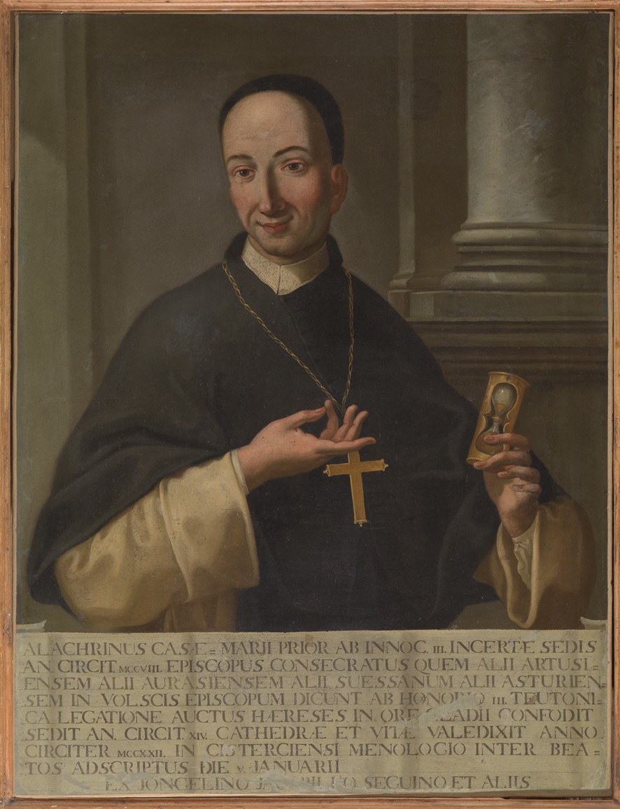 Ritratto del vescovo Alacrino (dipinto) di Sperduti Paolo (sec. XVIII)
