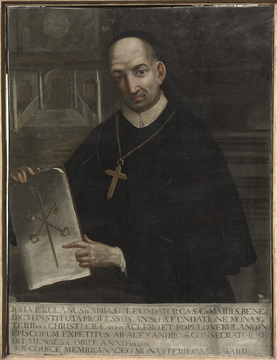 Ritratto dell'abate Giovanni da Veroli (dipinto) di Sperduti Paolo (sec. XVIII)
