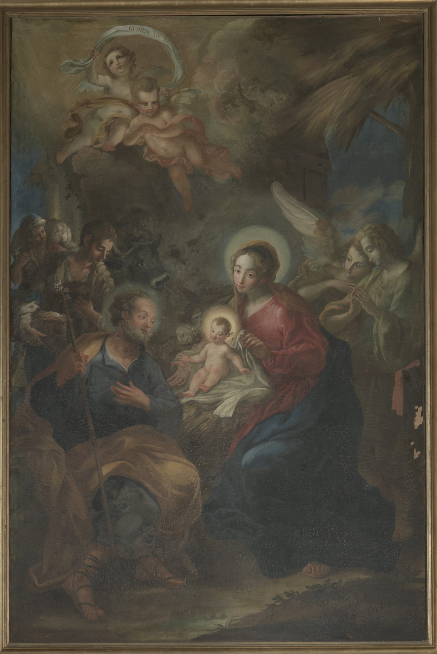 adorazione dei pastori (dipinto) di Sperduti Paolo (sec. XVIII)