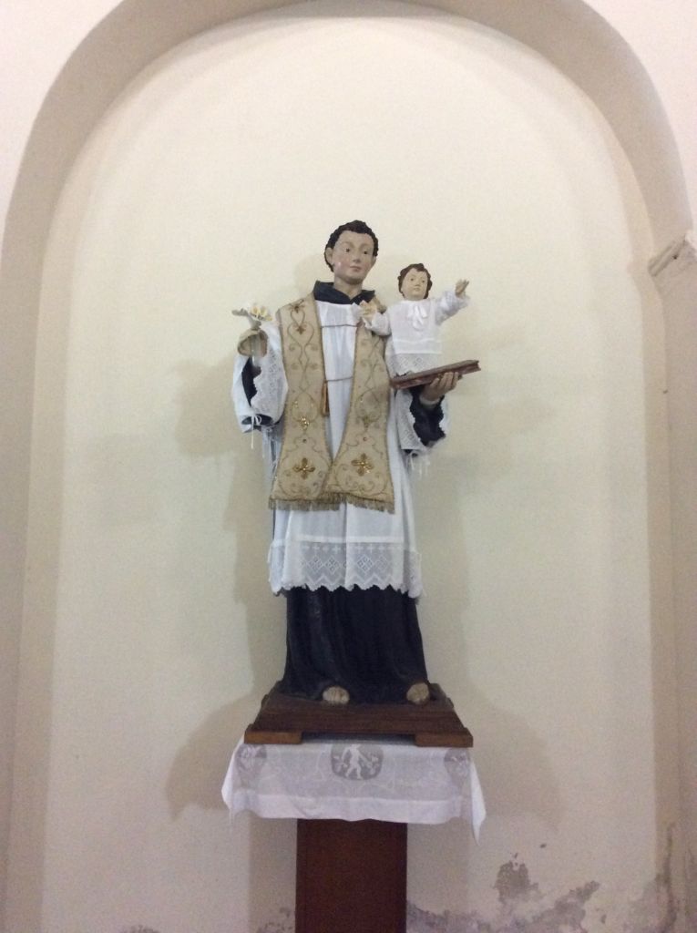 Sant'Antonio con Gesù Bambino (gruppo scultoreo) - produzione Italia meridionale (sec. XIX)