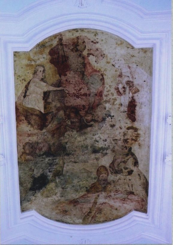 Gesù Cristo e il Paradiso (dipinto) - ambito lucano (seconda metà sec. XIX)