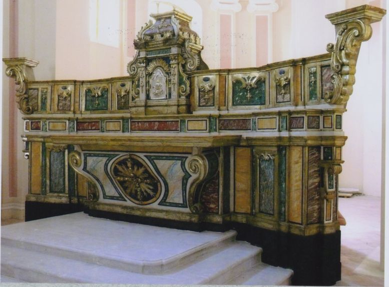 altare - ambito lucano (fine/ inizio sec. XVII/XVIII)
