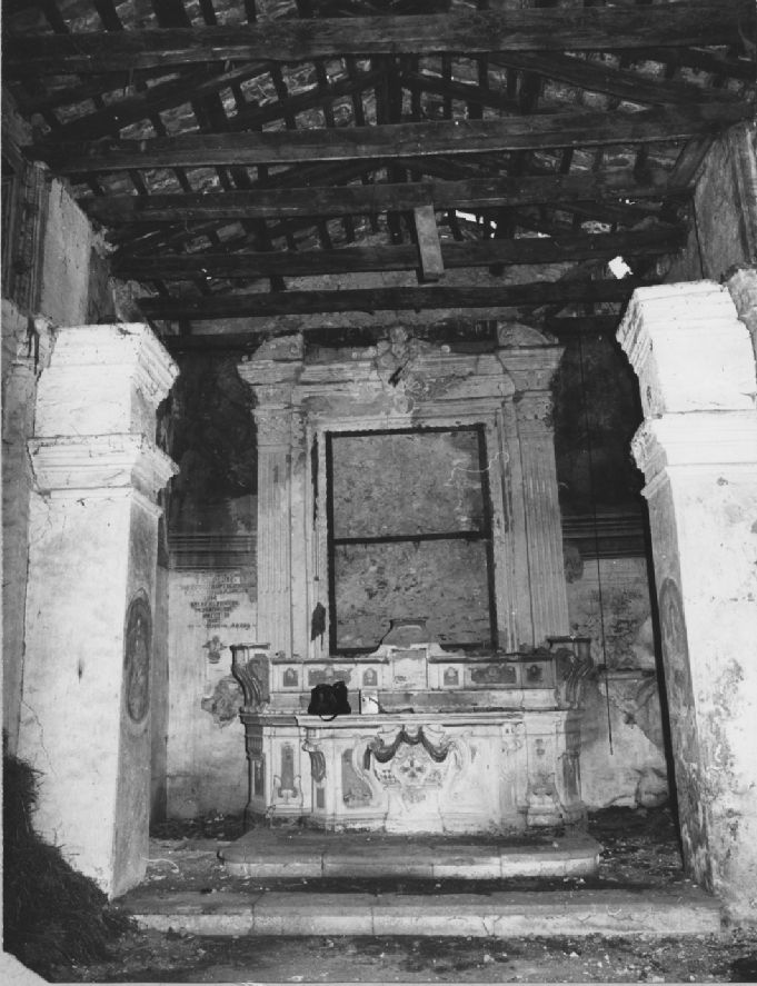 portale con putti (dipinto) - ambito Italia meridionale (sec. XIX)