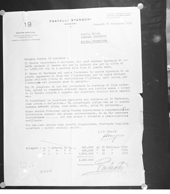 Ditta Buscetto - Documenti (negativo) di Rossi, Antonio (studio) (seconda metà XX)