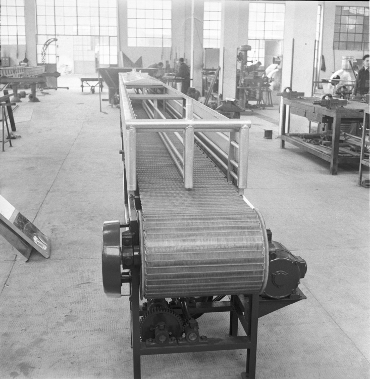 Macchinari industriali - Nastro tresportatore (negativo) di Rossi, Antonio (studio) (seconda metà XX)