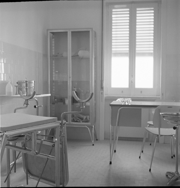 Clinica privata - Sala parto (negativo) di Rossi, Antonio (studio) (seconda metà XX)