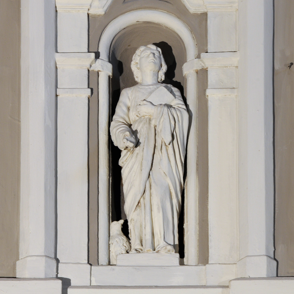 Santo (statua) di Girolomini Federico (sec. XX)
