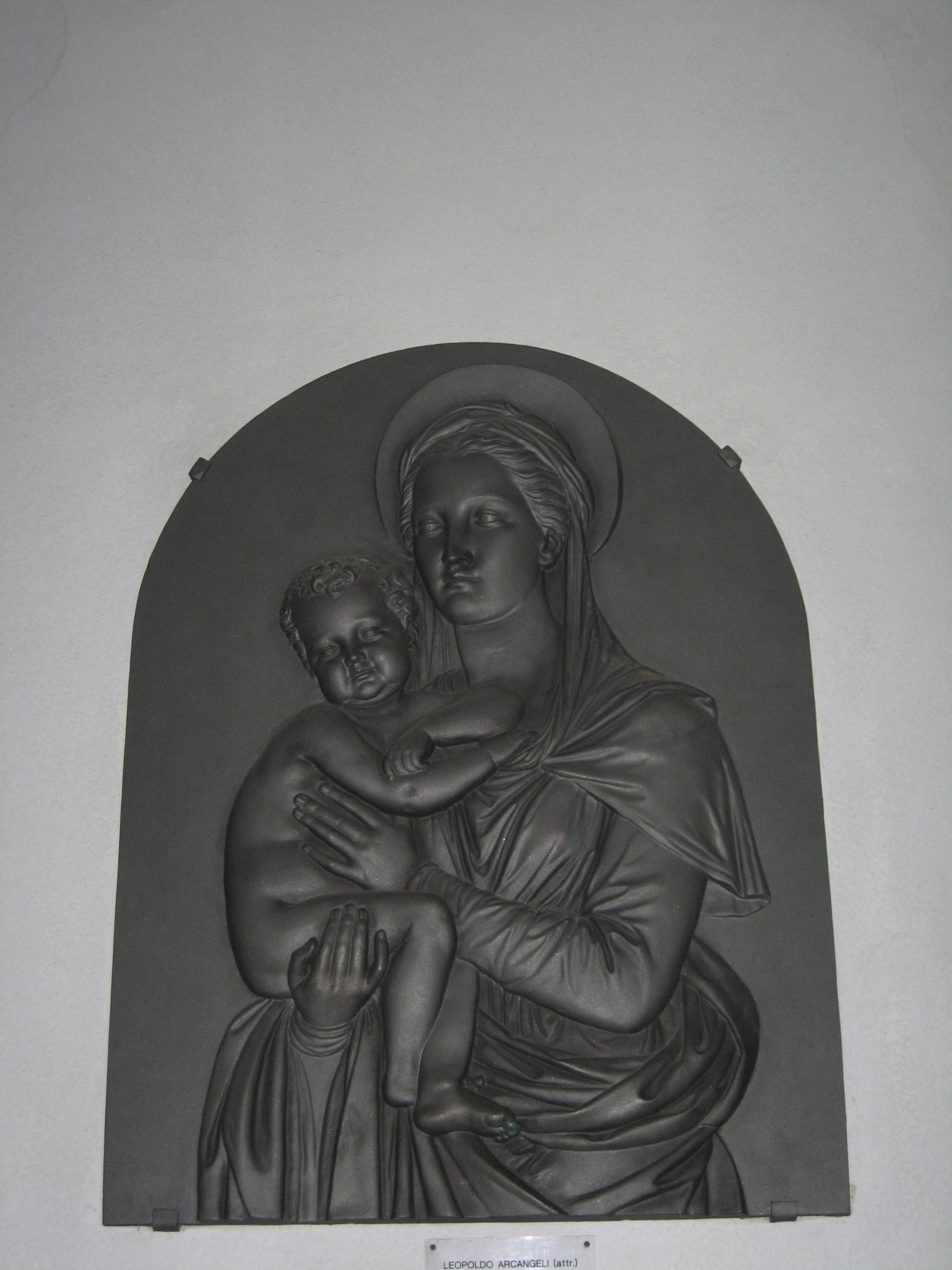 Madonna Ilvania, Madonna con Bambino (rilievo) - produzione toscana (sec. XIX)