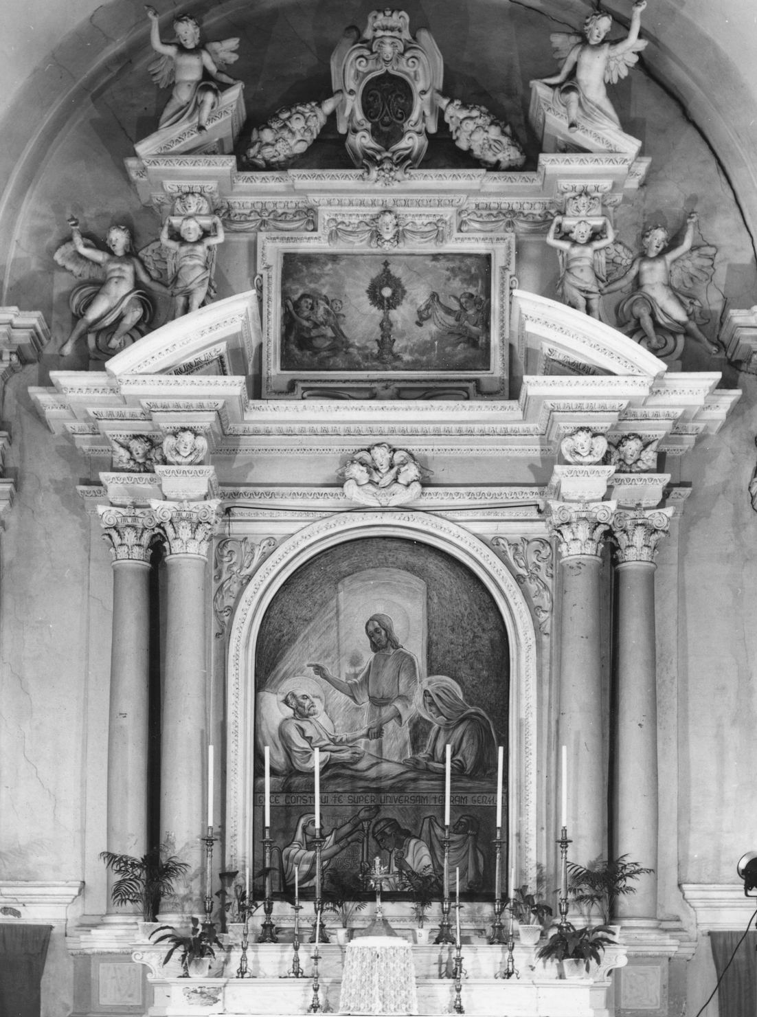 altare maggiore - ambito toscano (prima metà sec. XVIII)