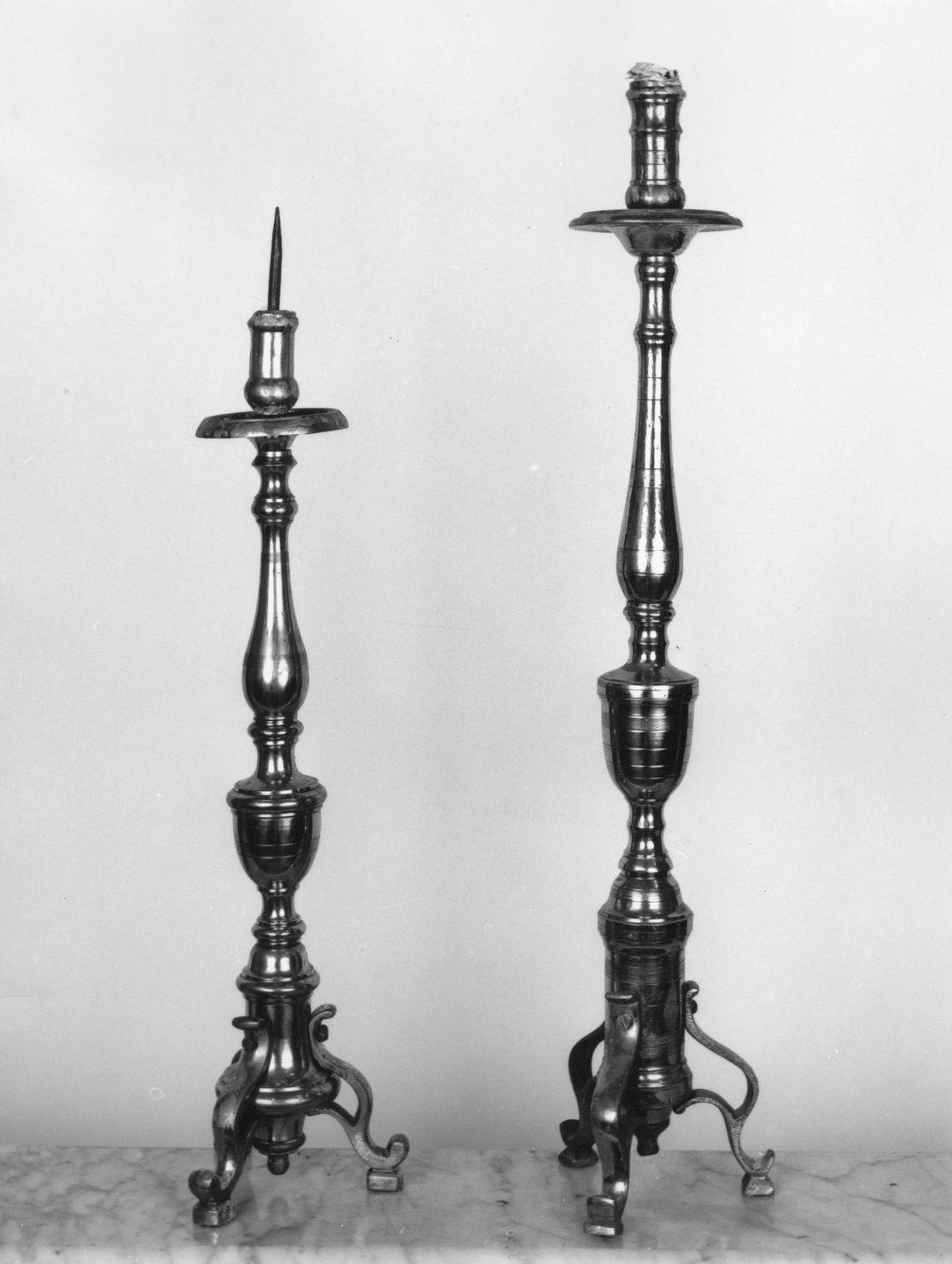 candeliere, serie - manifattura toscana (prima metà sec. XX)