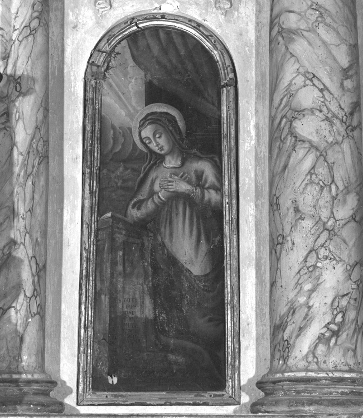 Madonna annunciata (dipinto) - ambito toscano (secc. XVIII/ XIX)