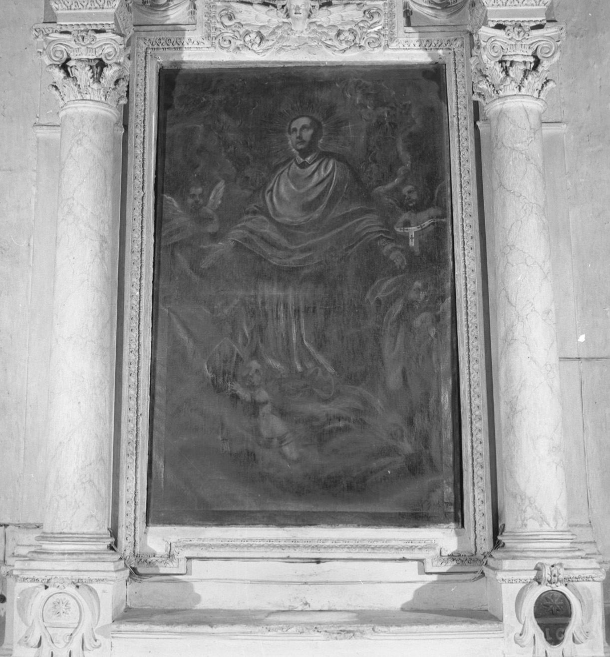 San Carlo Borromeo (dipinto, elemento d'insieme) - ambito toscano (seconda metà sec. XVII)