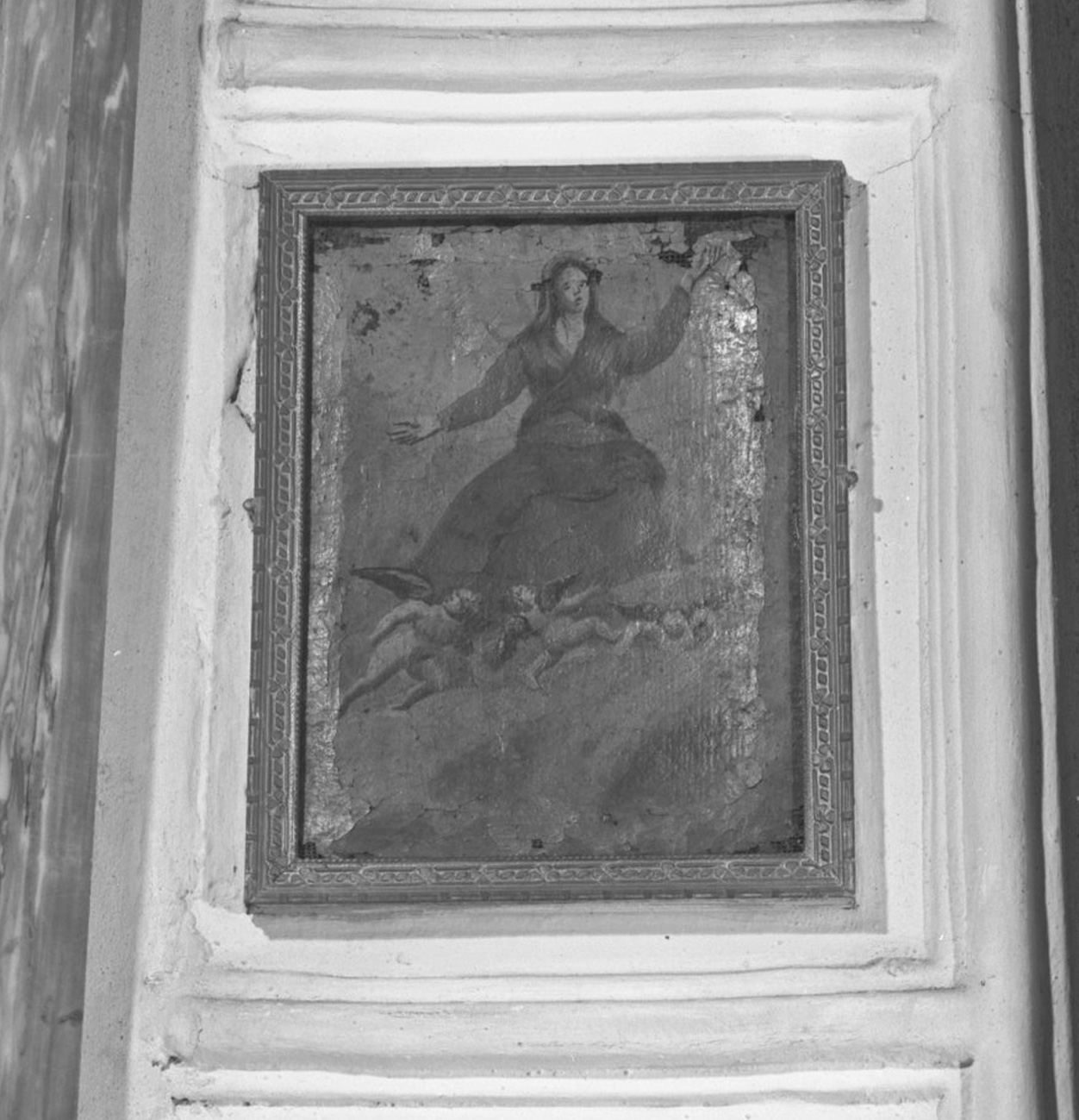 assunzione della Madonna (dipinto, elemento d'insieme) - ambito toscano (prima metà sec. XVIII, sec. XX)