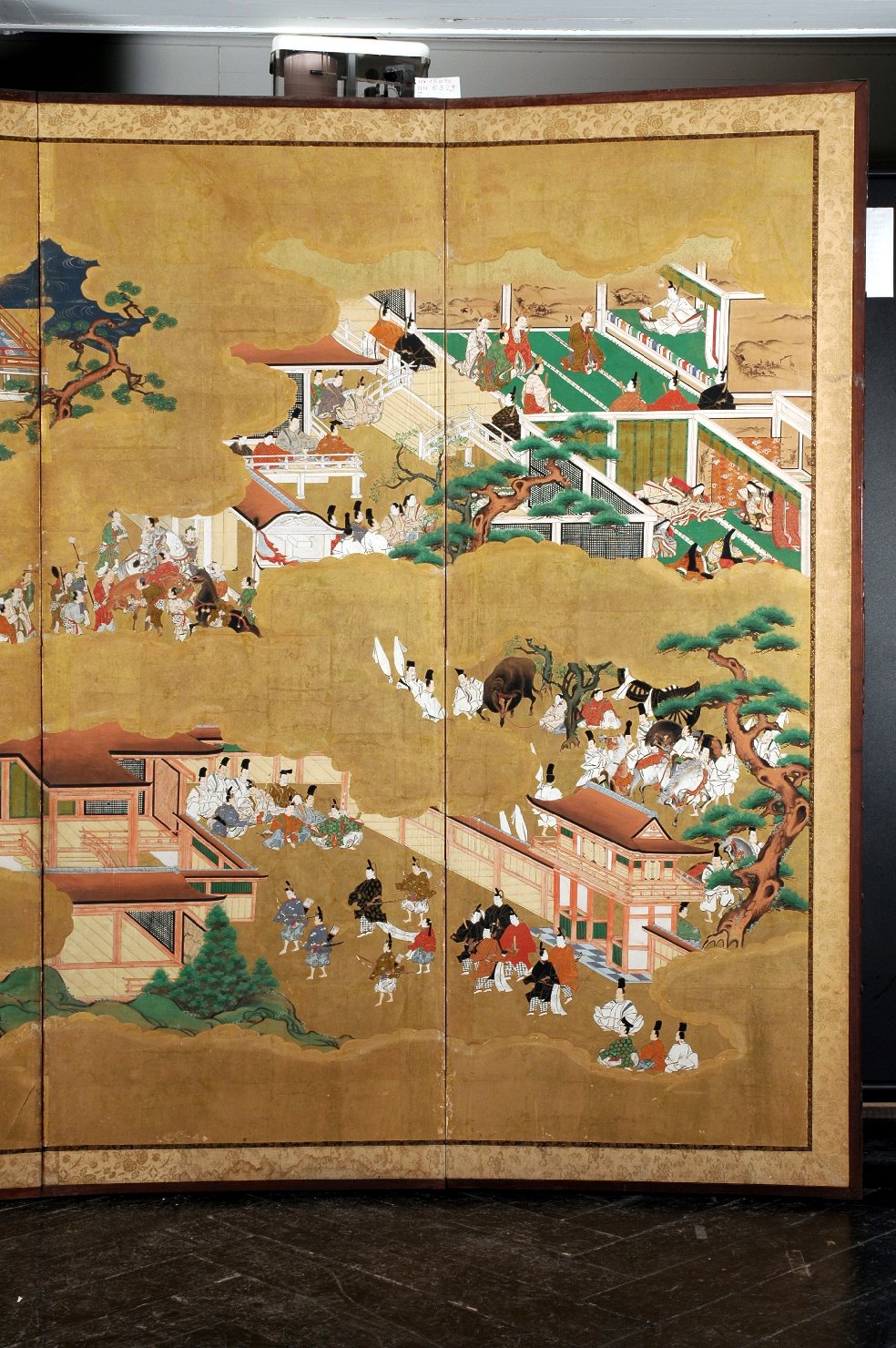 leggenda giapponese (paravento, opera isolata) - ambito giapponese (sec. XVIII)