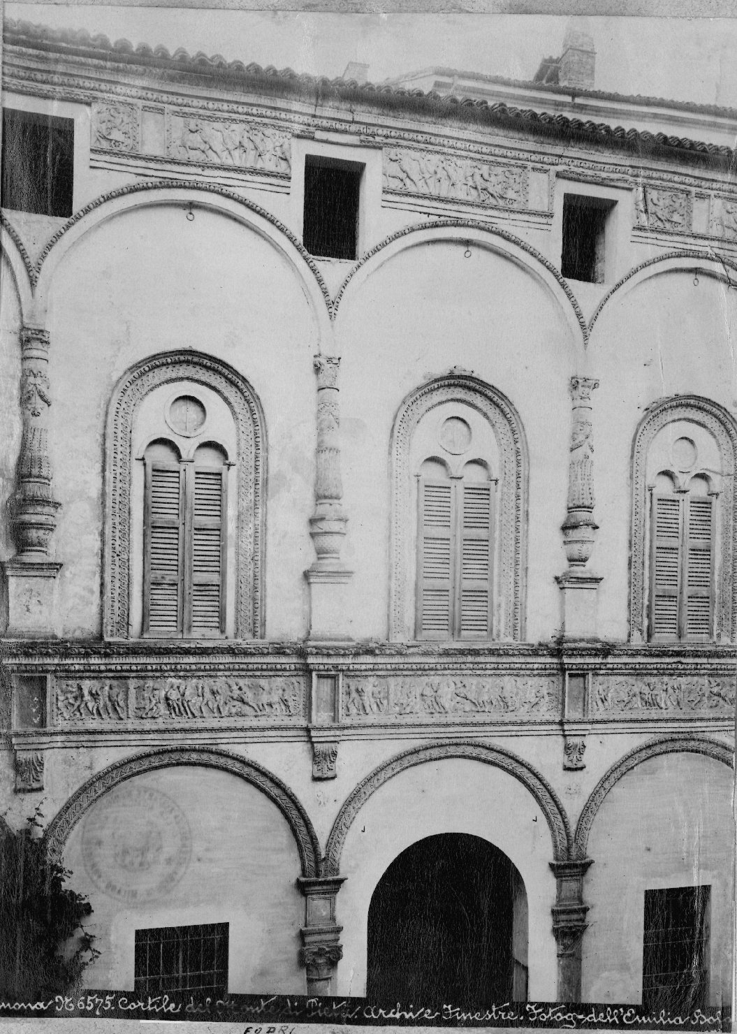 Cremona - Architettura - Palazzi - Palazzo Fodri (positivo) di Dell'Emilia Bologna (XX)