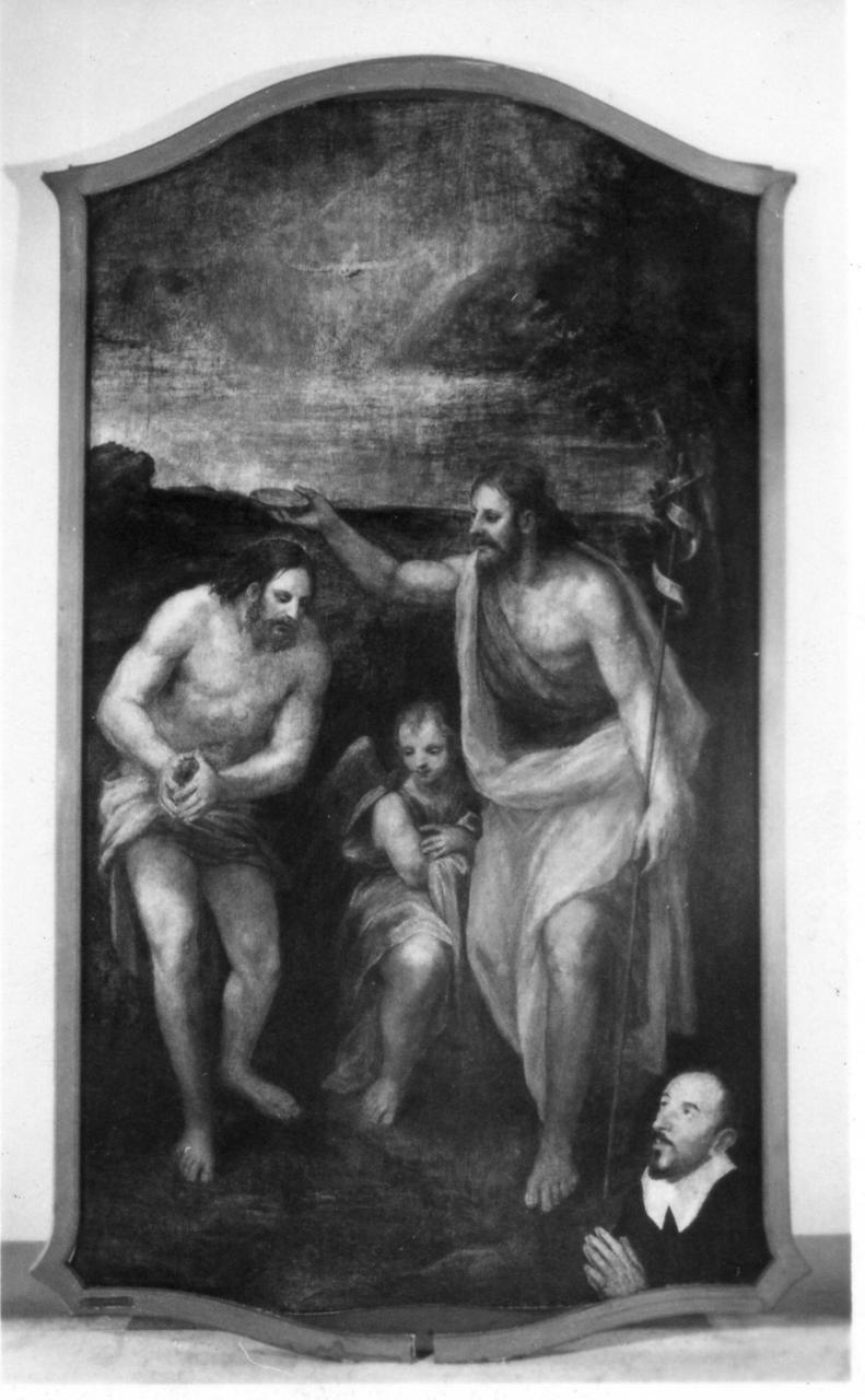 battesimo di Cristo (dipinto) di Filippi Sebastiano detto Bastianino (seconda metà sec. XVI)
