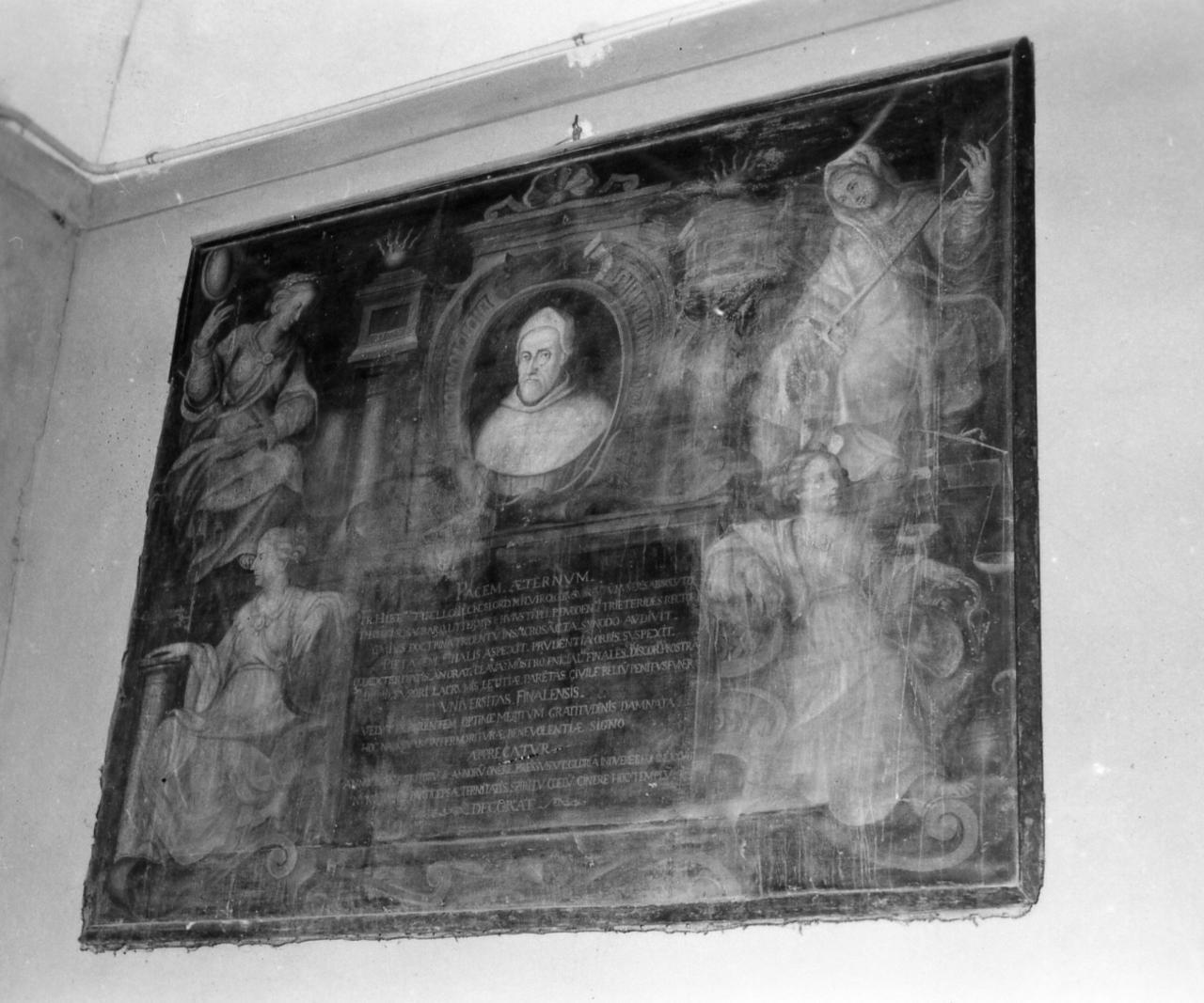 ricordo funebre di Girolamo Tinelli (dipinto) - ambito emiliano (fine sec. XVI)