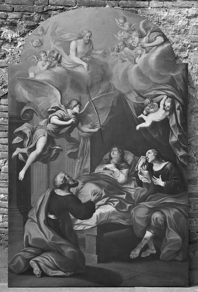 transito della Madonna (dipinto) di Andreoli Giuseppe (sec. XVIII)