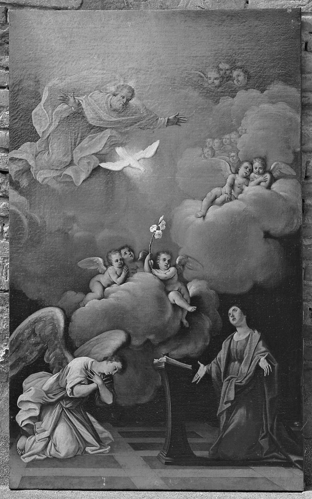 Annunciazione (dipinto) di Andreoli Giuseppe (seconda metà sec. XVIII)