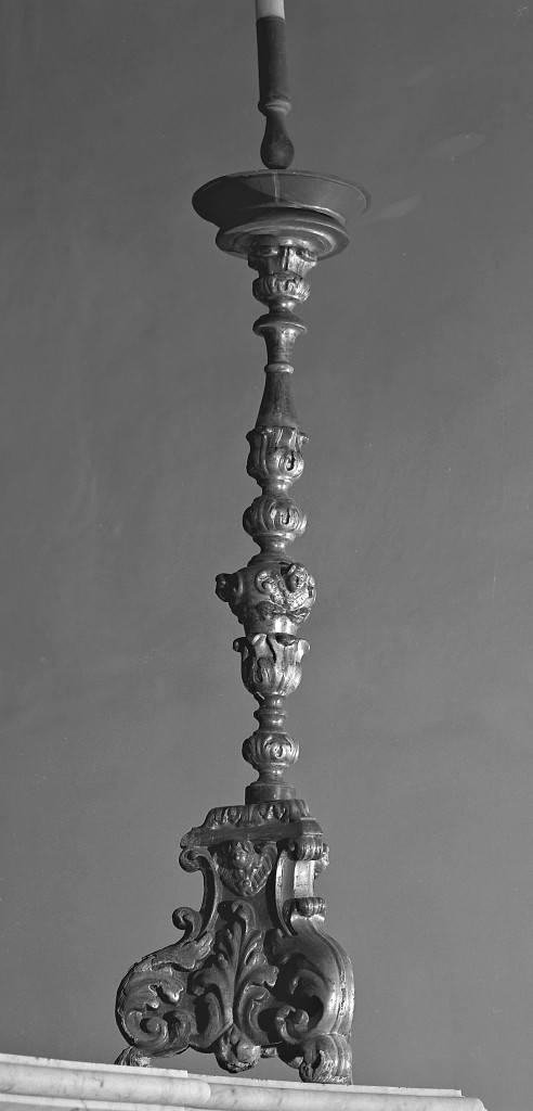 candelabro, serie - manifattura emiliana (sec. XVIII)