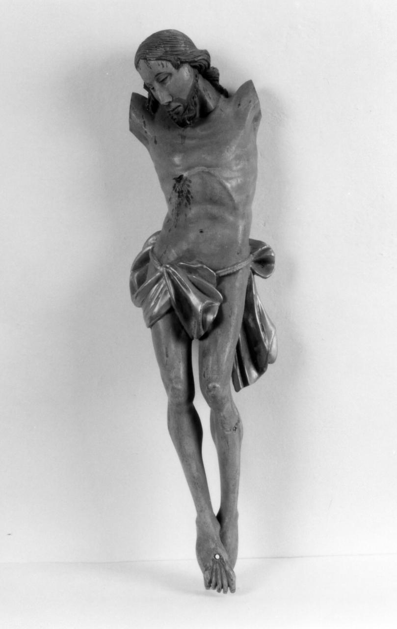 Cristo crocifisso (scultura) - bottega emiliana (fine/ inizio secc. XVII/ XVIII)