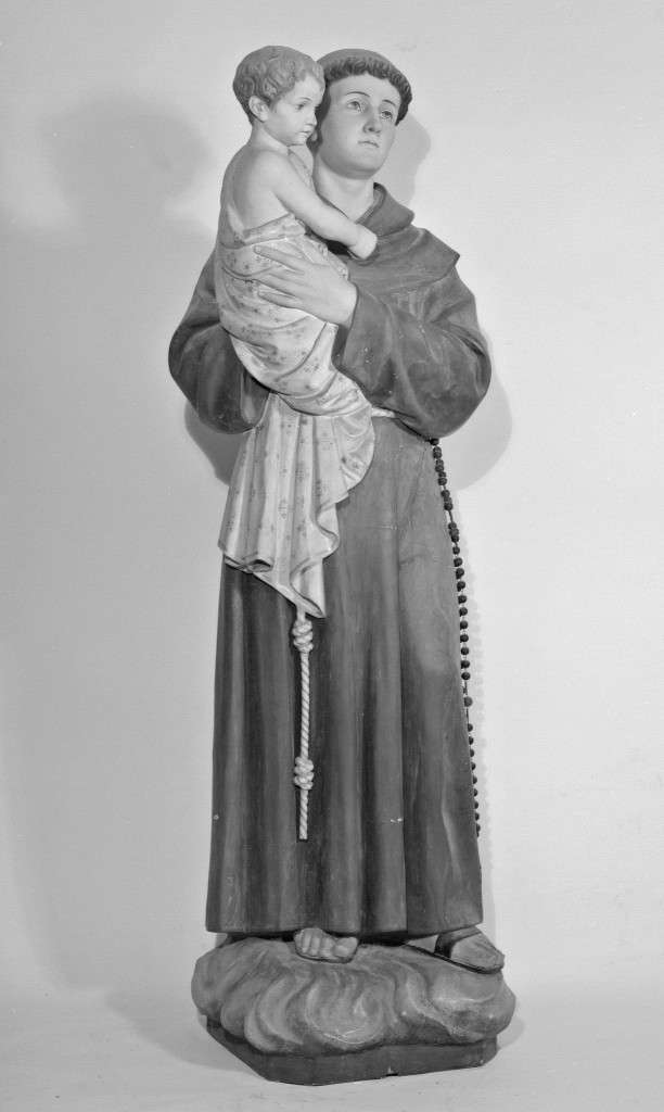 Sant'Antonio da Padova con il bambino (statua) - manifattura Italia settentrionale (inizio sec. XX)