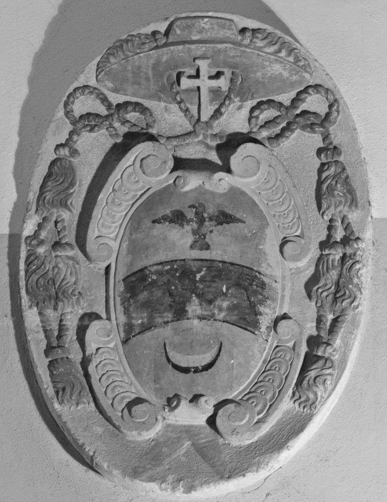 stemma del cardinale Tanari (rilievo) - manifattura emiliana (prima metà sec. XV)