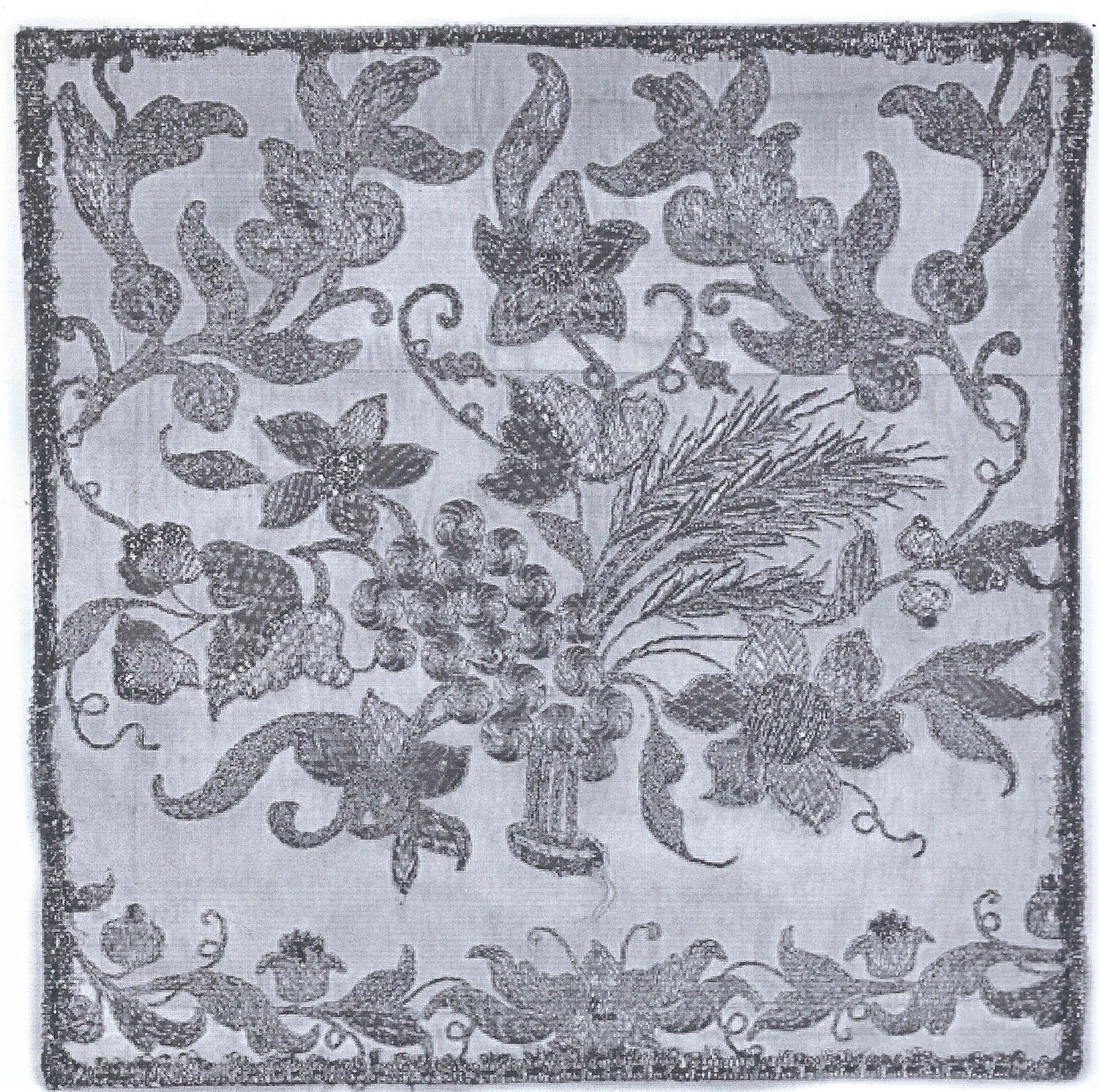 borsa del corporale - manifattura italiana (sec. XVIII)