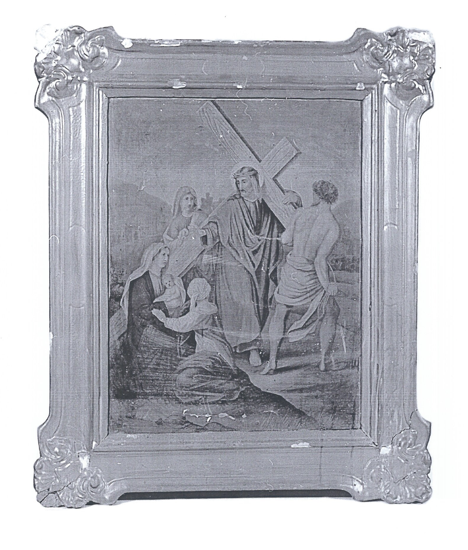 Cristo pianto dalle donne di Gerusalemme (via Crucis, ciclo) - ambito veneto (sec. XVIII)