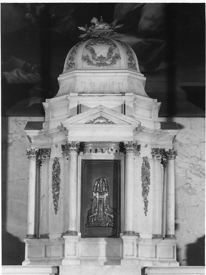 fontana della vita, Agnus Dei (tabernacolo - a tempietto) - ambito bassanese (sec. XVIII)