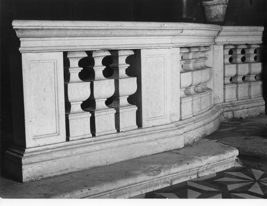 balaustrata, coppia - bottega veneta (sec. XVII)