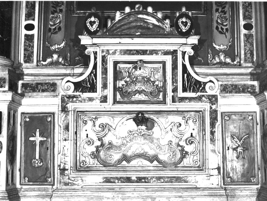 tabernacolo-reliquiario, elemento d'insieme - bottega veneta (sec. XVII)