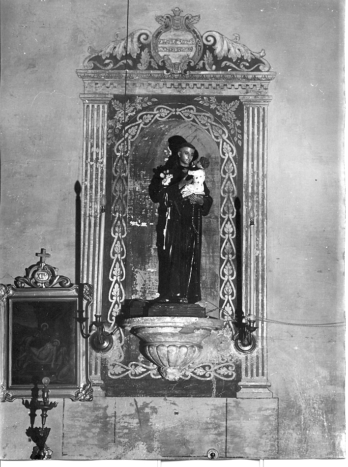 Sant'Antonio da Padova (statua, opera isolata) - ambito veneto (sec. XVIII)