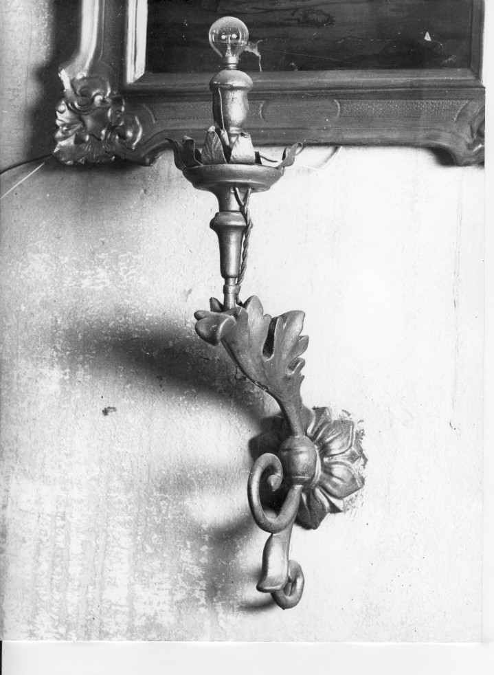 candeliere da parete, serie - bottega veneta (sec. XVIII)