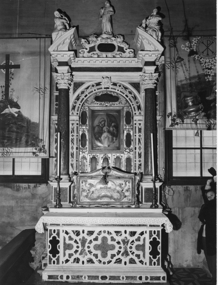 altare, insieme di Bianchi Antonio (attribuito) - bottega veneta (sec. XVII, sec. XIX)