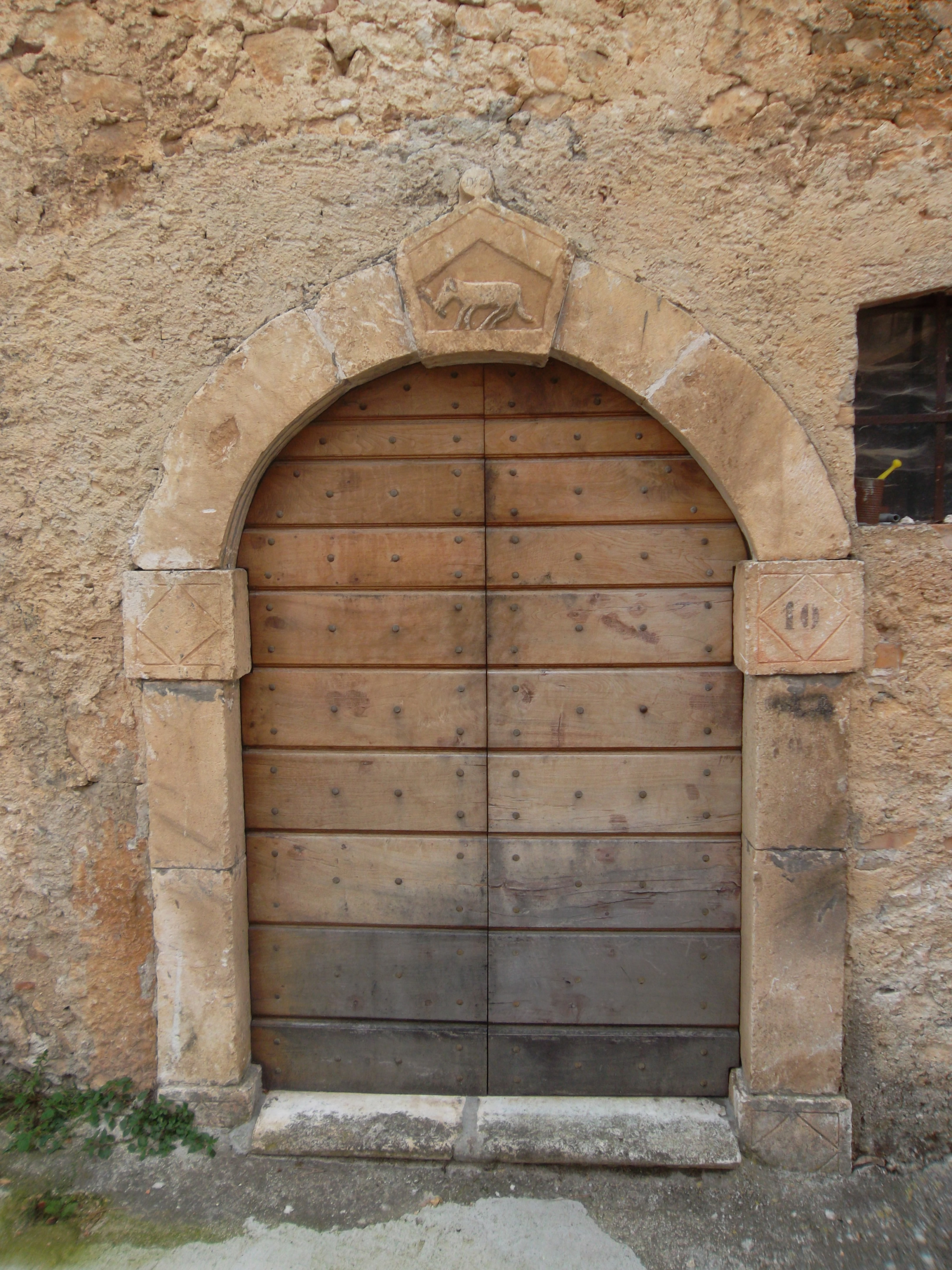 mostra di portale - ambito abruzzese (fine XVIII)
