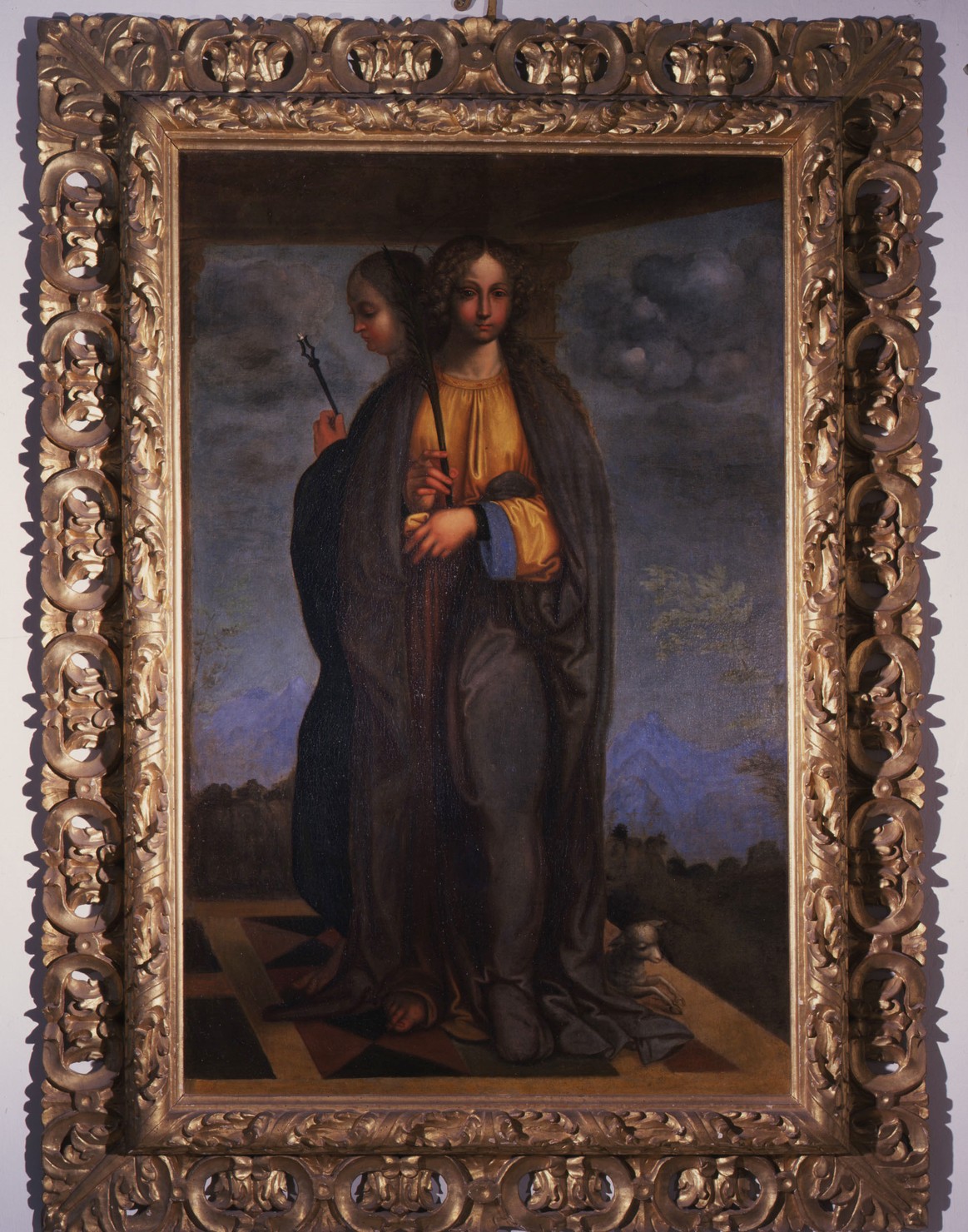 Sant'Agnese e Sant'Apollonia (dipinto, opera isolata) - ambito lombardo (fine/ inizio secc. XVI/ XVII)