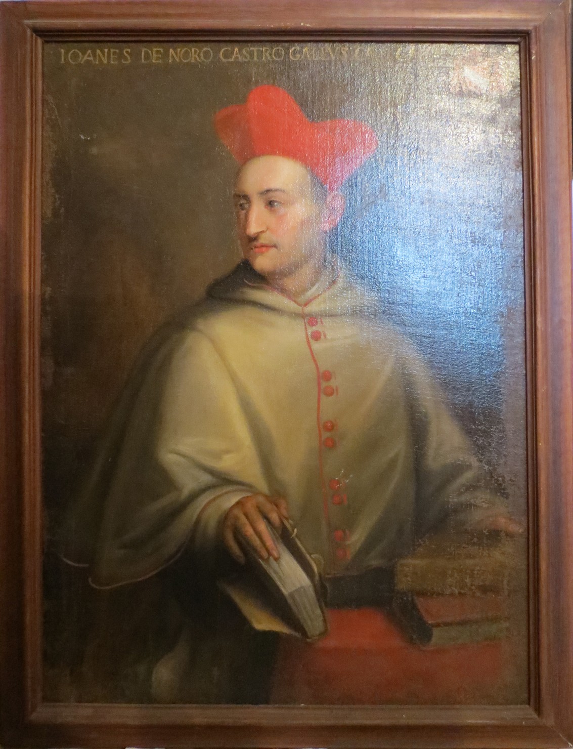 cardinale Jean de Neuf-Chatel (dipinto, opera isolata) - ambito lombardo (seconda metà sec. XVII)