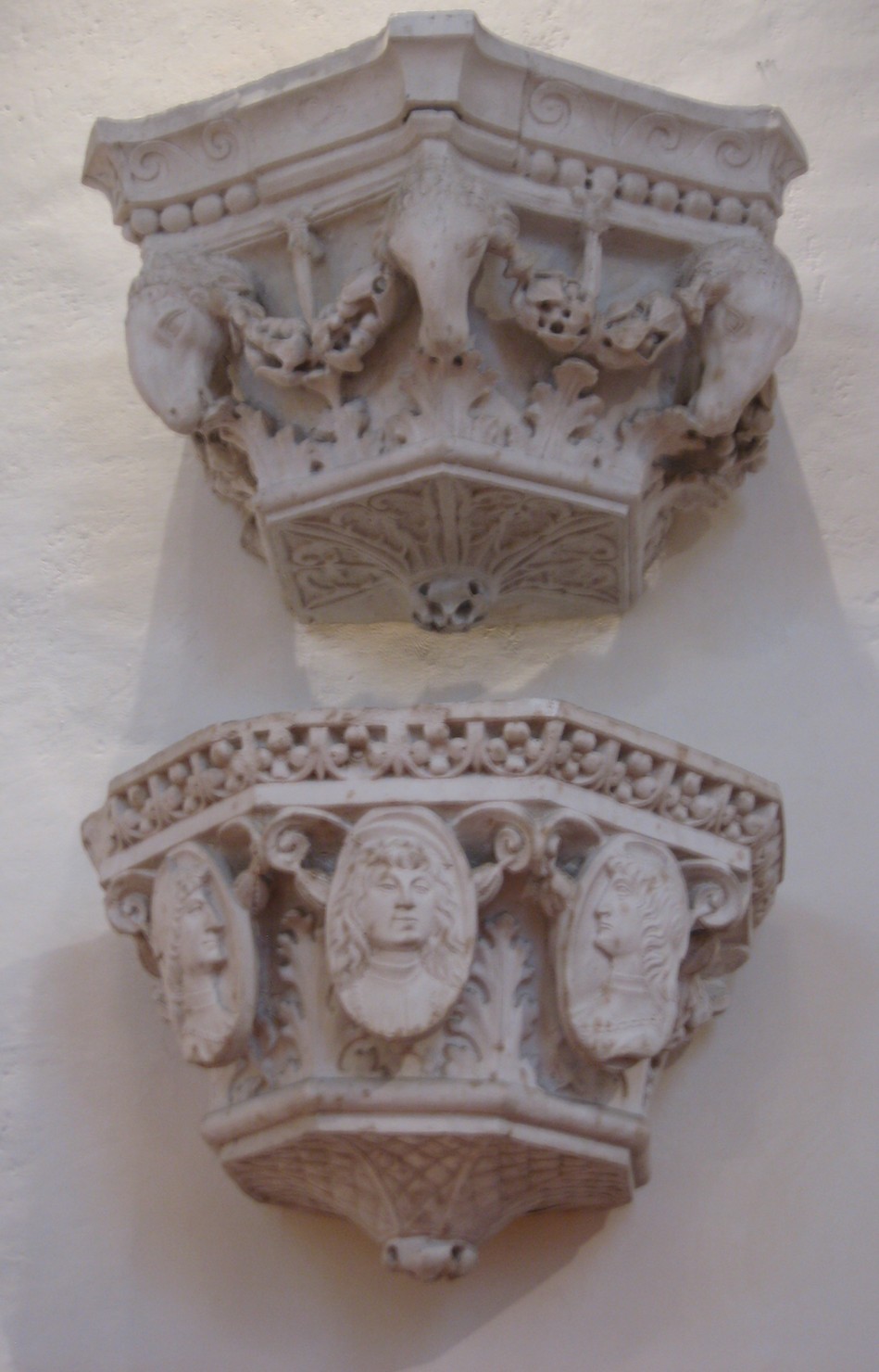 calco di scultura, coppia - bottega lombarda (fine/ inizio secc. XIX/ XX)