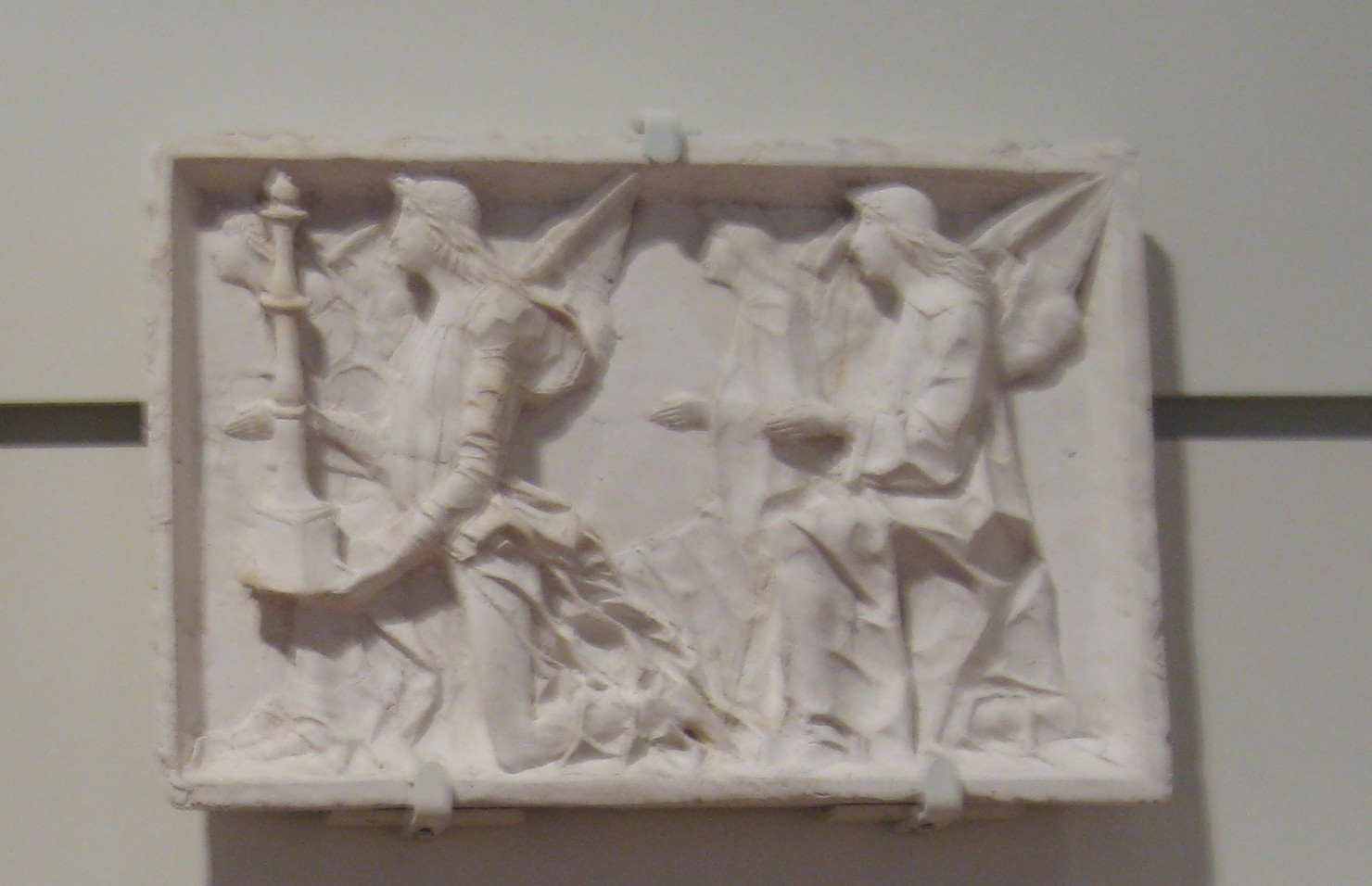 angeli (calco di scultura, opera isolata) - bottega lombarda (fine/ inizio secc. XIX/ XX)