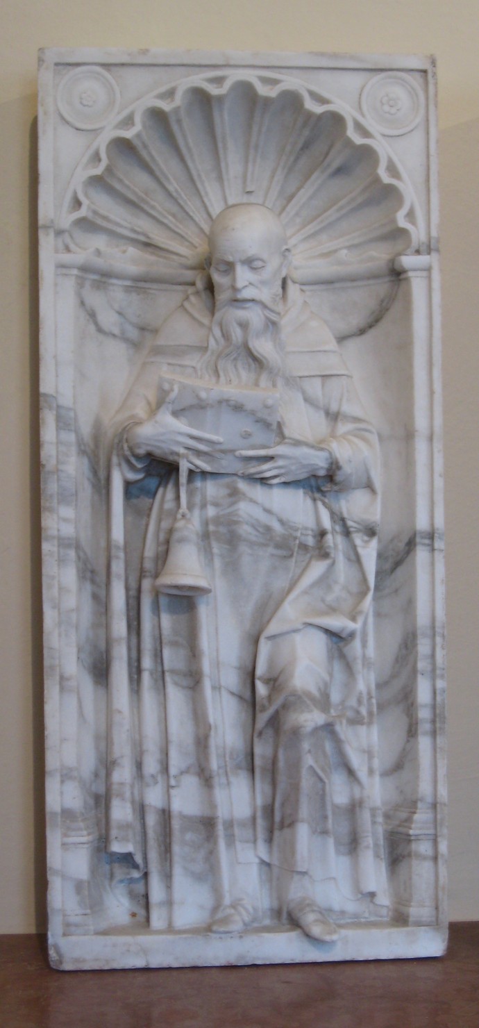 Sant'Antonio Abate (rilievo, opera isolata) - ambito lombardo (fine sec. XV)