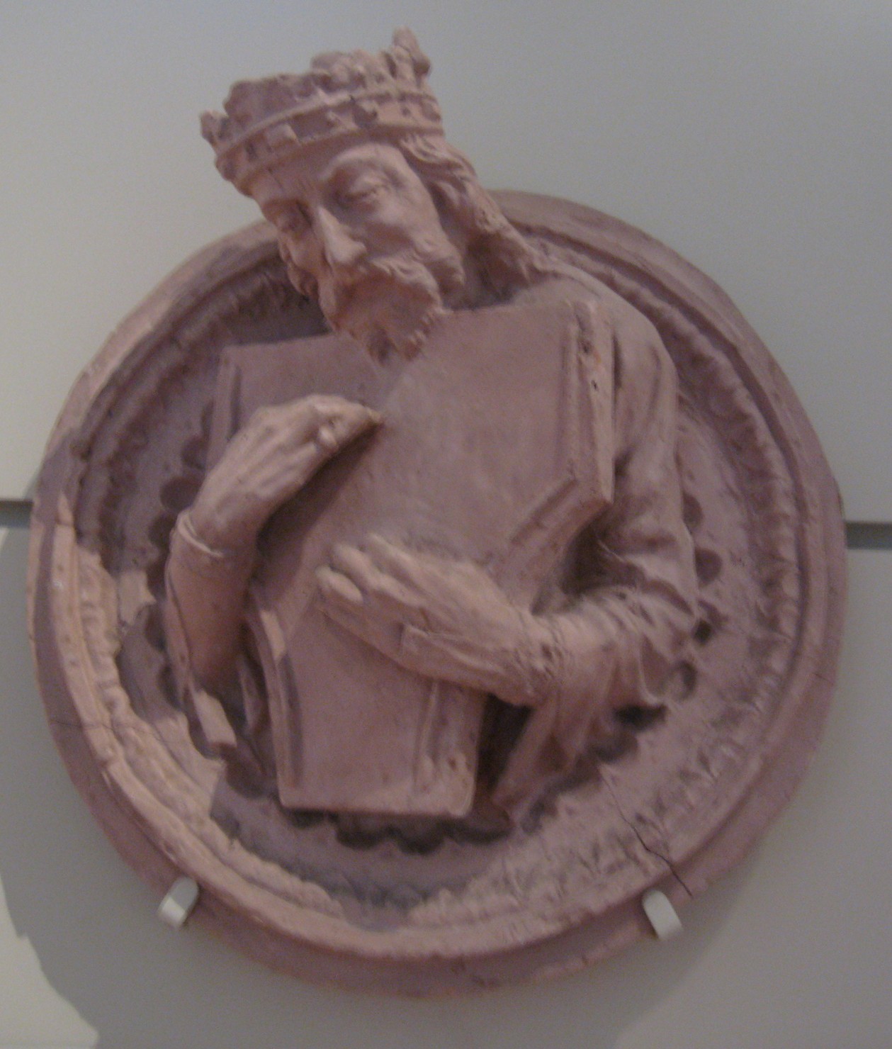 Re David con la cetra (calco di scultura, opera isolata) - bottega lombarda (fine/ inizio secc. XIX/ XX)