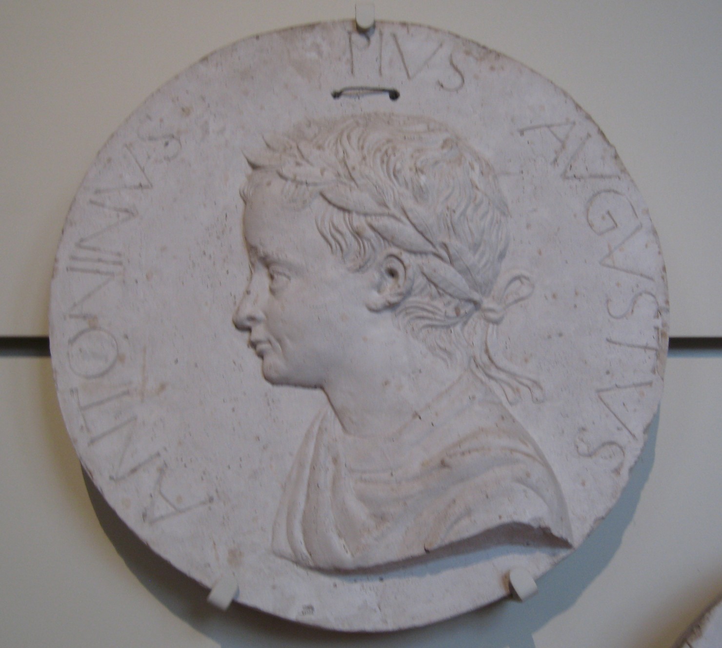 Busto di Antonino Pio (calco di formella, opera isolata) - bottega lombarda (fine/ inizio secc. XIX/ XX)