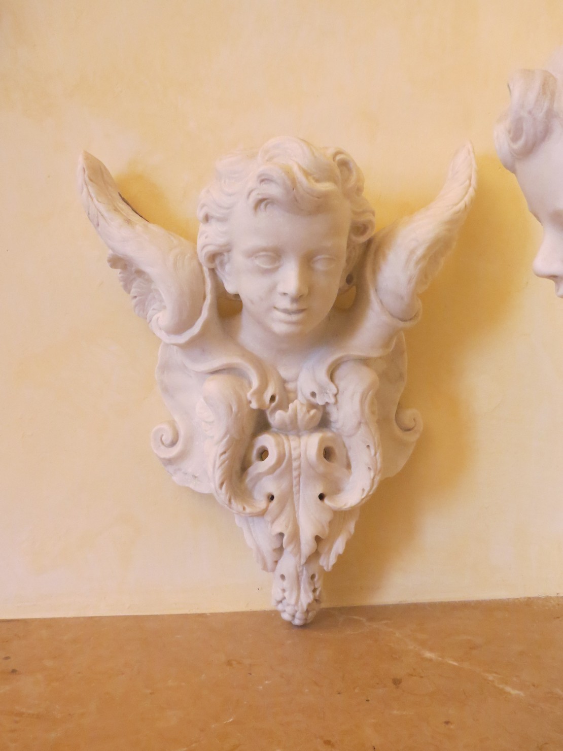 Teste di cherubini (scultura, complesso decorativo) - ambito lombardo (fine sec. XVII)