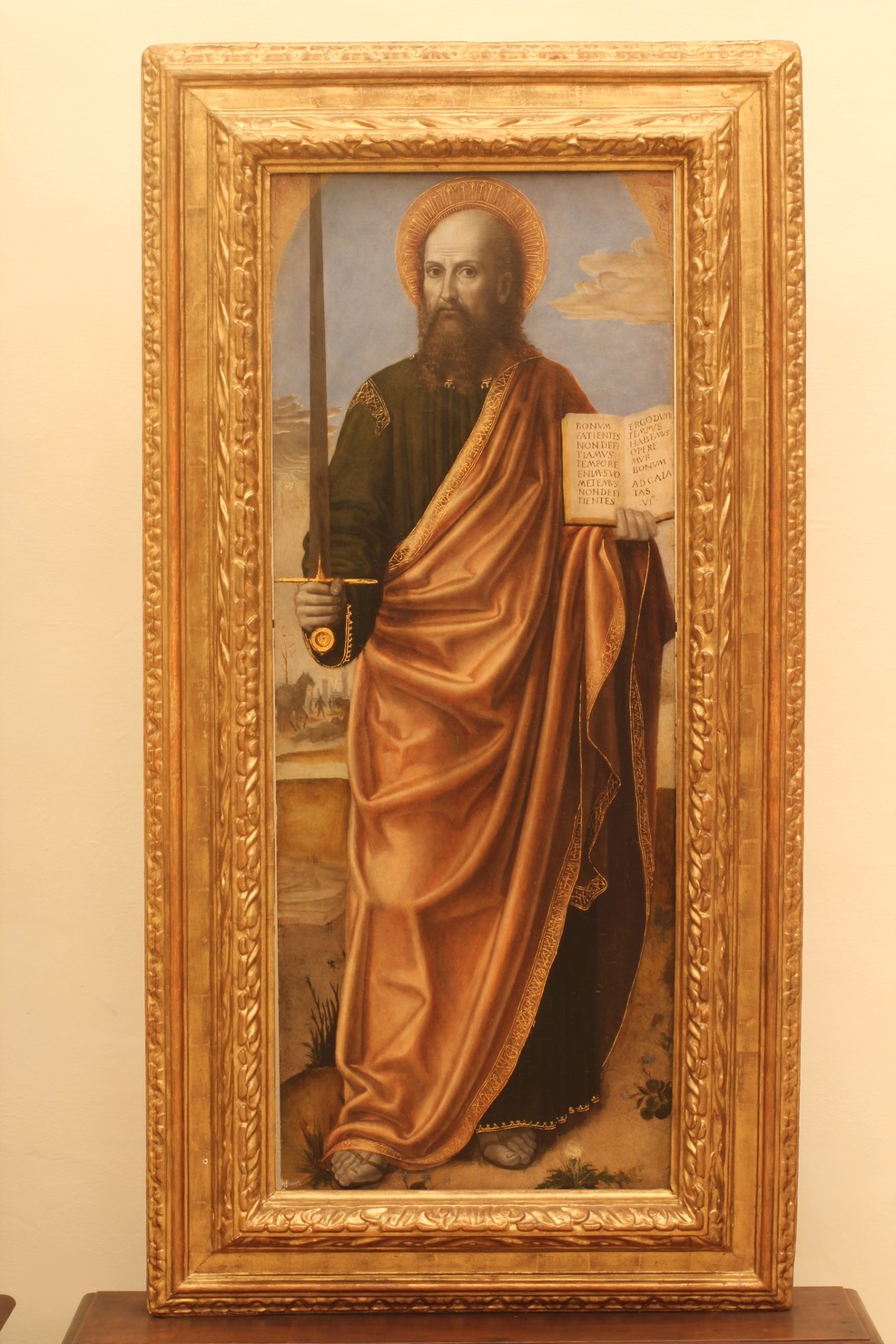 San Paolo (dipinto, opera isolata) di Ambrogio da Fossano detto Bergognone (sec. XV)