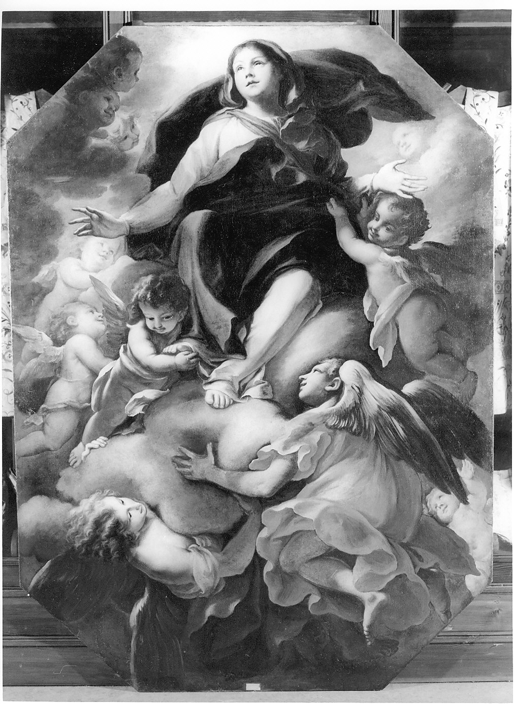 assunzione della Madonna (dipinto, opera isolata) di Bianchi Federico (ultimo quarto sec. XVII)