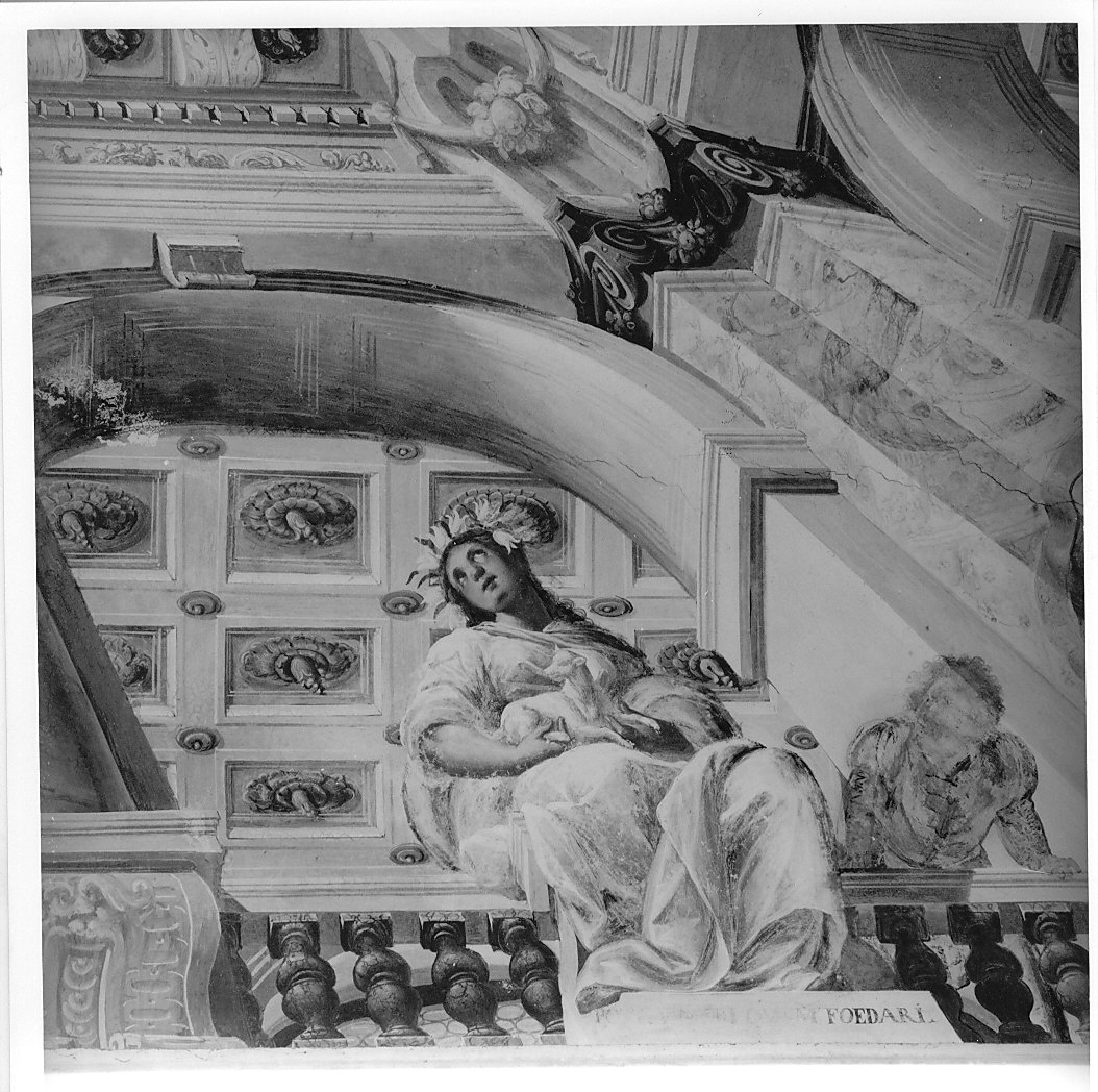 Innocenza (dipinto murale, elemento d'insieme) di Della Rovere Giovanni Mauro detto Fiamminghino (sec. XVII)