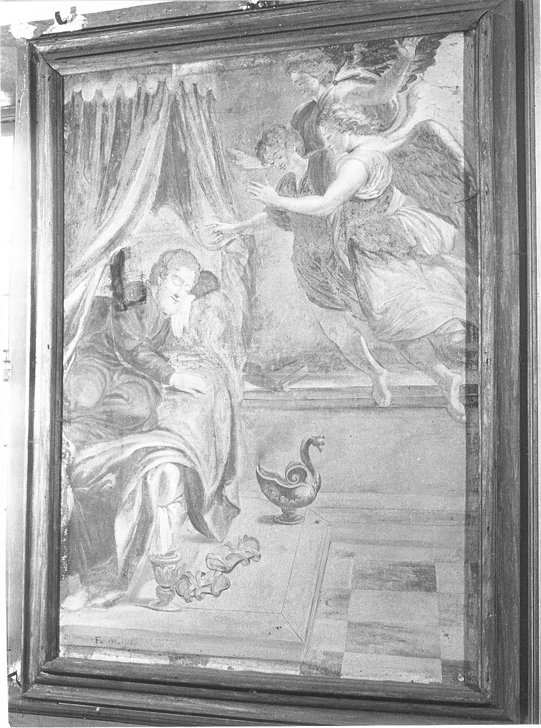 sogno di San Bruno (dipinto, elemento d'insieme) di Georgius (sec. XVIII)