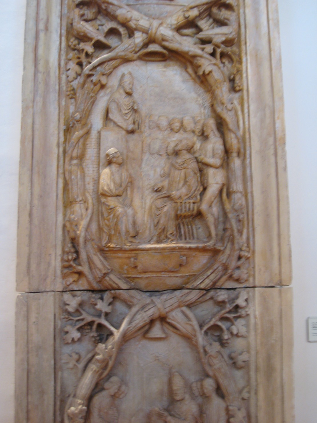 episodi della vita di sant'Ambrogio (calco di scultura, opera isolata) di Pierotti Edoardo (attribuito) (sec. XIX)