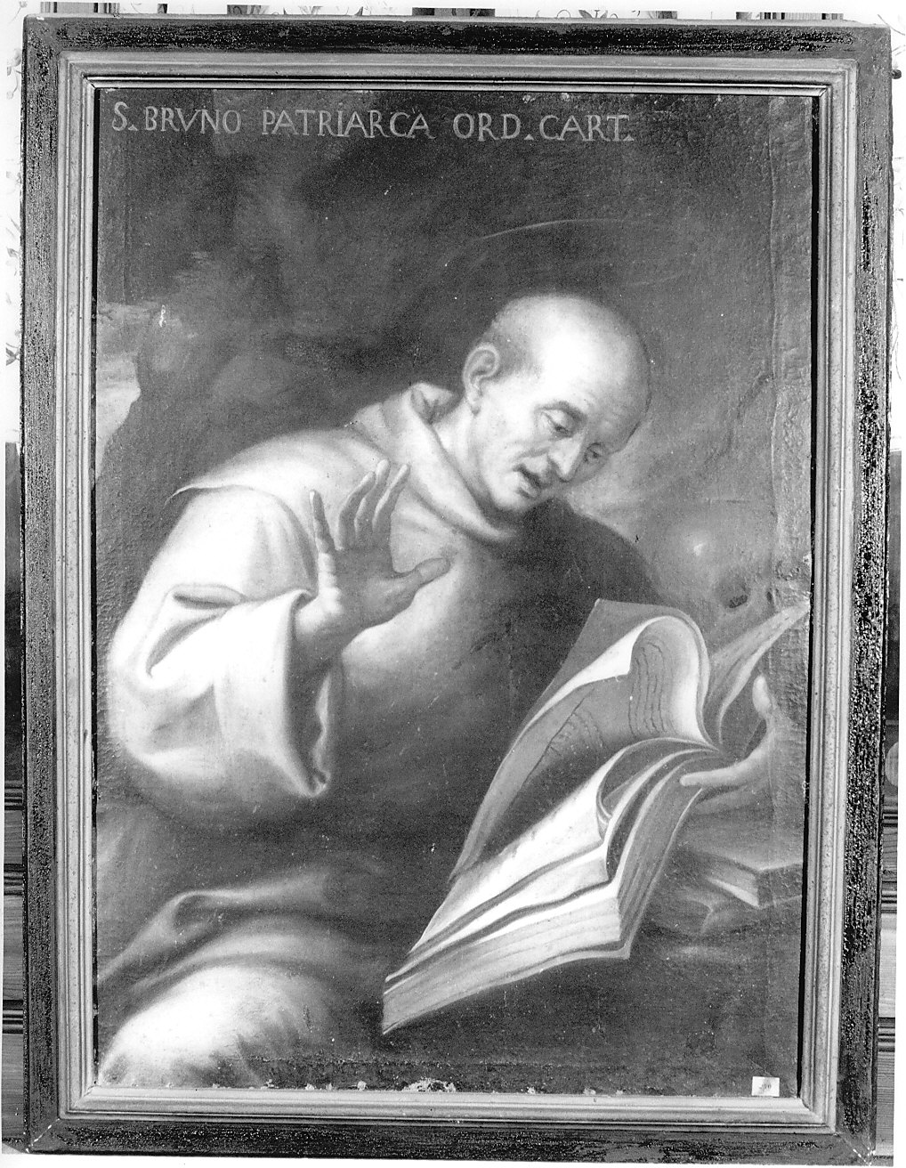 San Bruno patriarca (dipinto, opera isolata) di Santagostino Agostino (attribuito) (fine/ inizio secc. XVII/ XVIII)